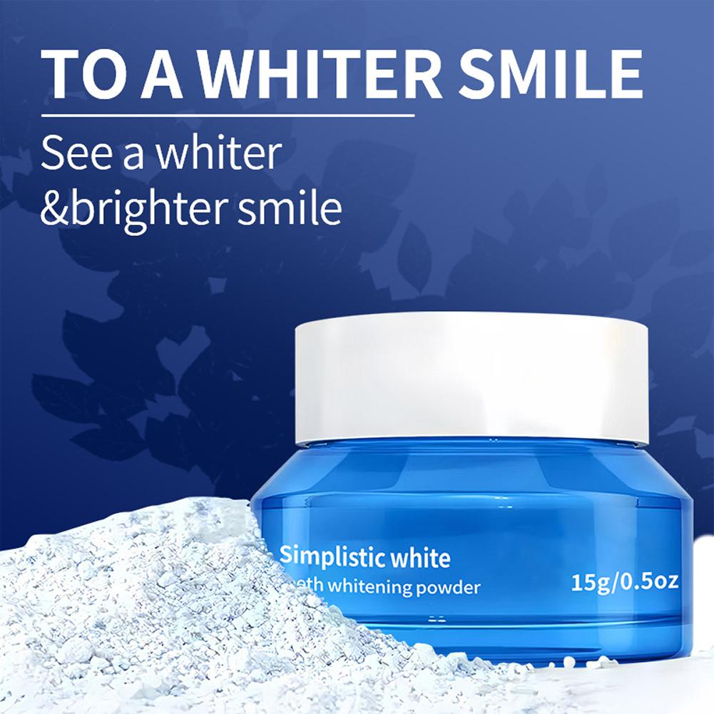 Teeth Whitening Essence - Simplistic White Teeth Whitening Powder Stain