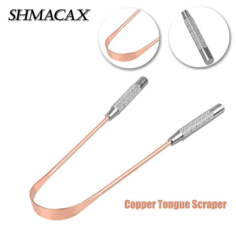 1PCS Copper Tongue Scraper Ora - Tongue Scraper Metal 评论和价格