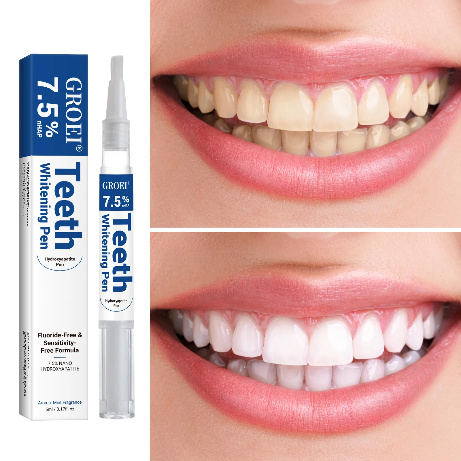 Hydroxyapatite Tooth Whitening - Whitening Mouthwash 评论和价格