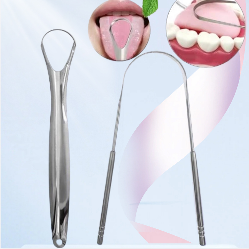 Tongue Scraper Cleaner for Adu - Tongue Scraper Metal 评论和价格