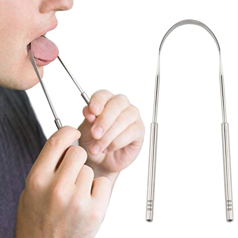 Tongue Scraper Cleaner for Adu - Tongue Scraper Metal 评论和价格