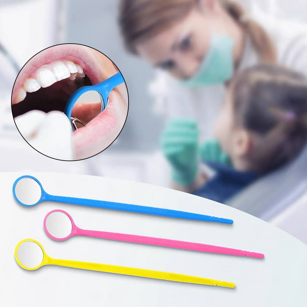 100pcs Dental Mouth Mirror Dis - Teeth Whitening Home 评论和价格