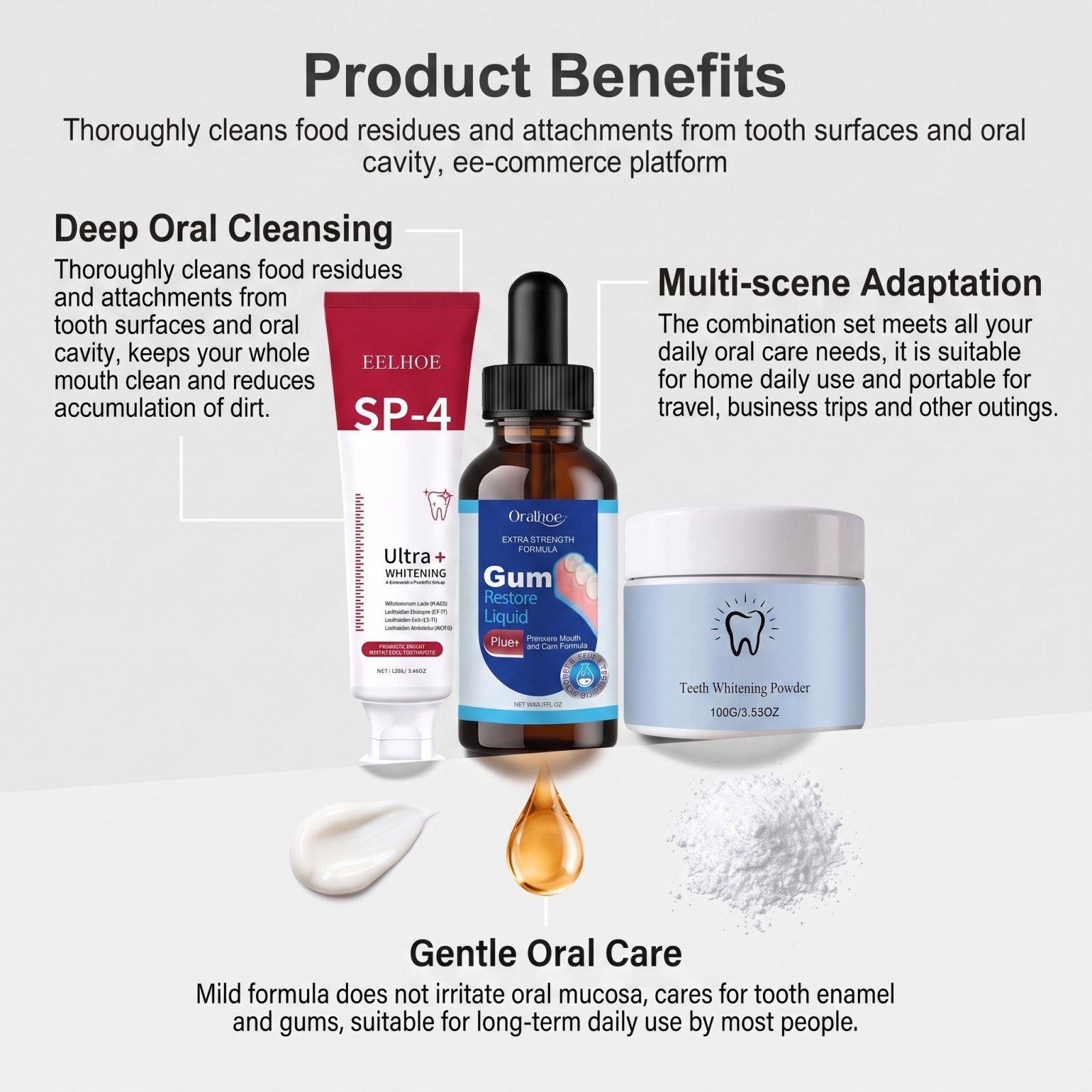 Oral Care Combo Set Whitening  - Whitening Mouthwash 评论和价格
