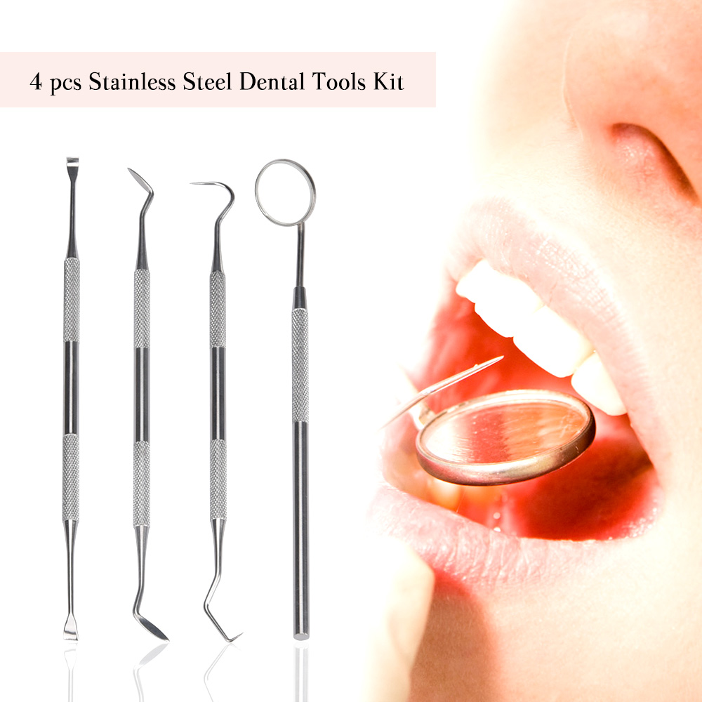 4Pcs Set Tartar Scraper Scaler - Teeth Whitening Mouthwash 评论和价格