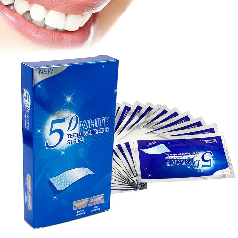 1-12pcs 5D Whitening Teeth Sti - Teeth Whitening Essence 评论和价格