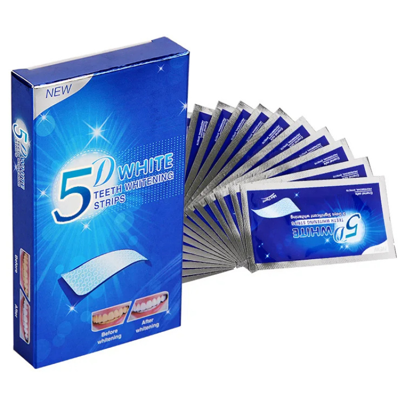 1-12pcs 5D Whitening Teeth Sti - Teeth Whitening Essence 评论和价格