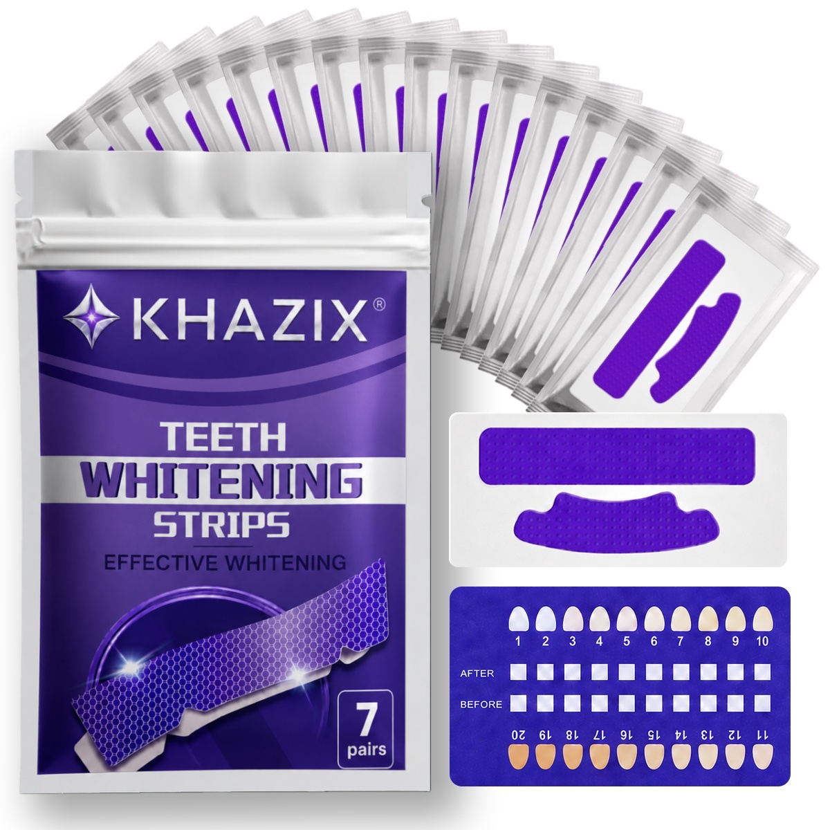 1/7 pairs Teeth Whitening Stri - Teeth Whitening Street 评论和价格