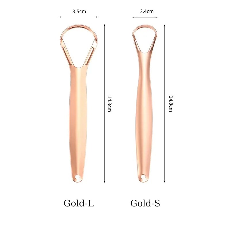 Halitosis Tongue Coating Tongu - Tongue Scraper Metal 评论和价格