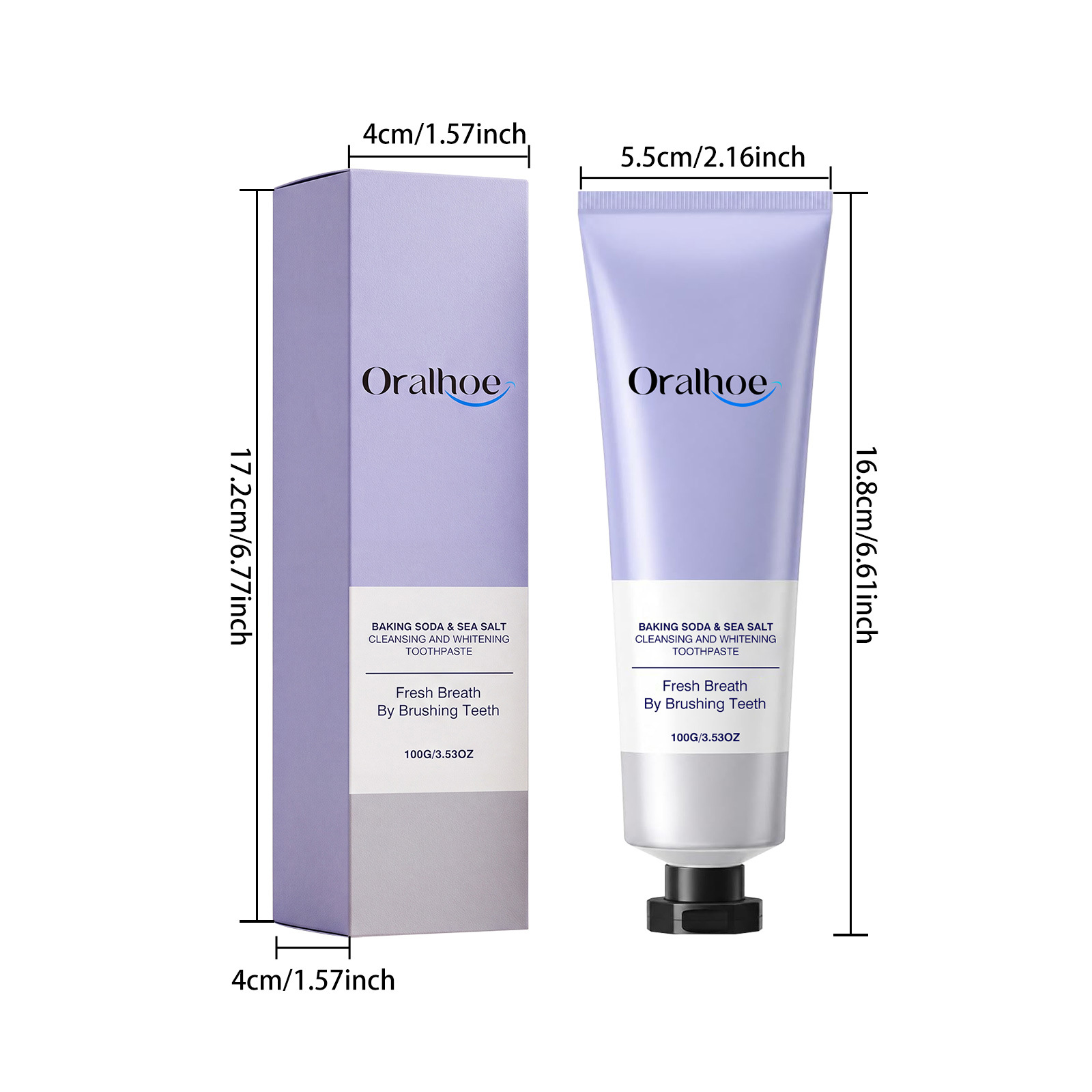 Oralhoe Baking Soda & Sea Salt - Teeth Whitening Treatment 评论和价格