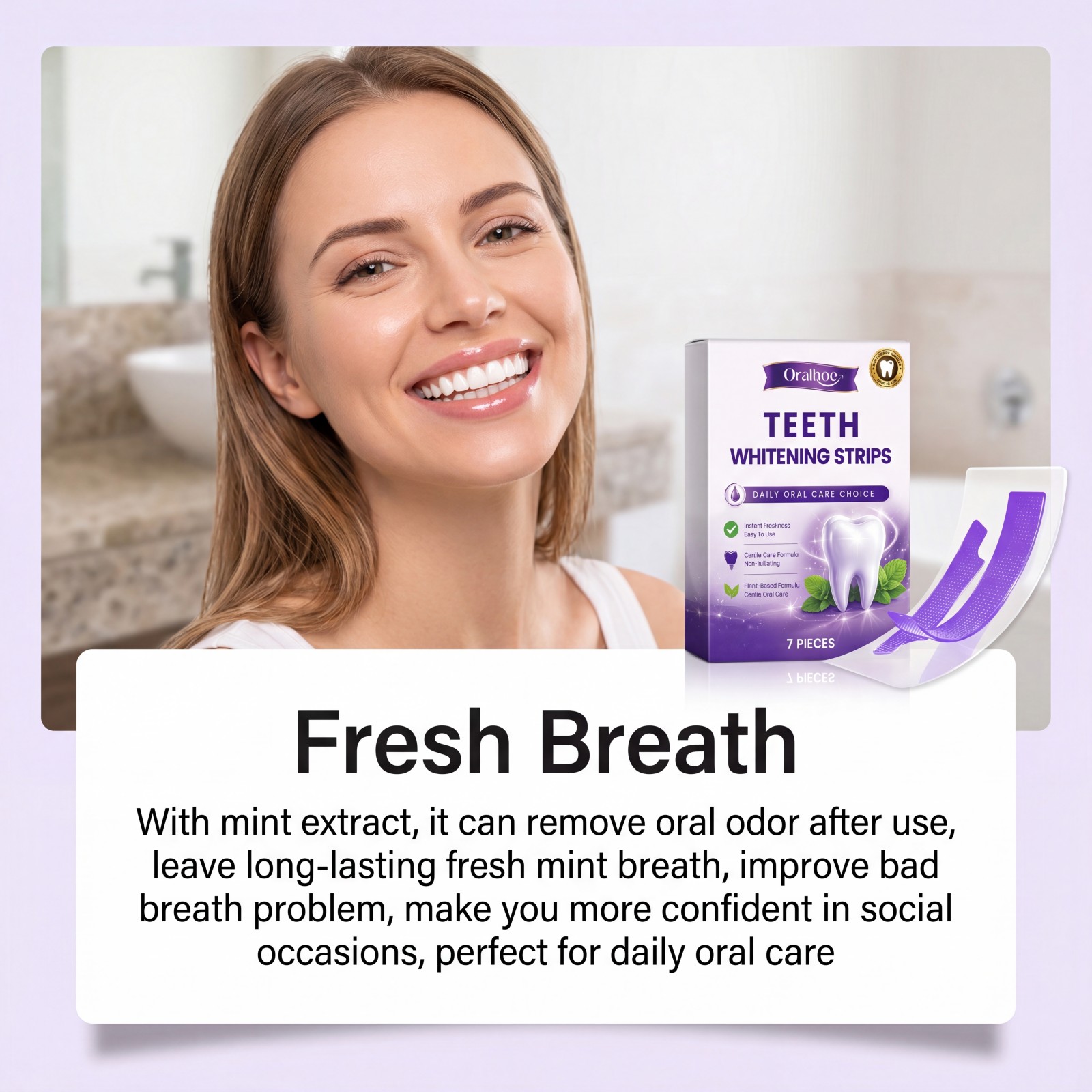 Purple Teeth Whitening Strips  - Teeth Whitening Street 评论和价格