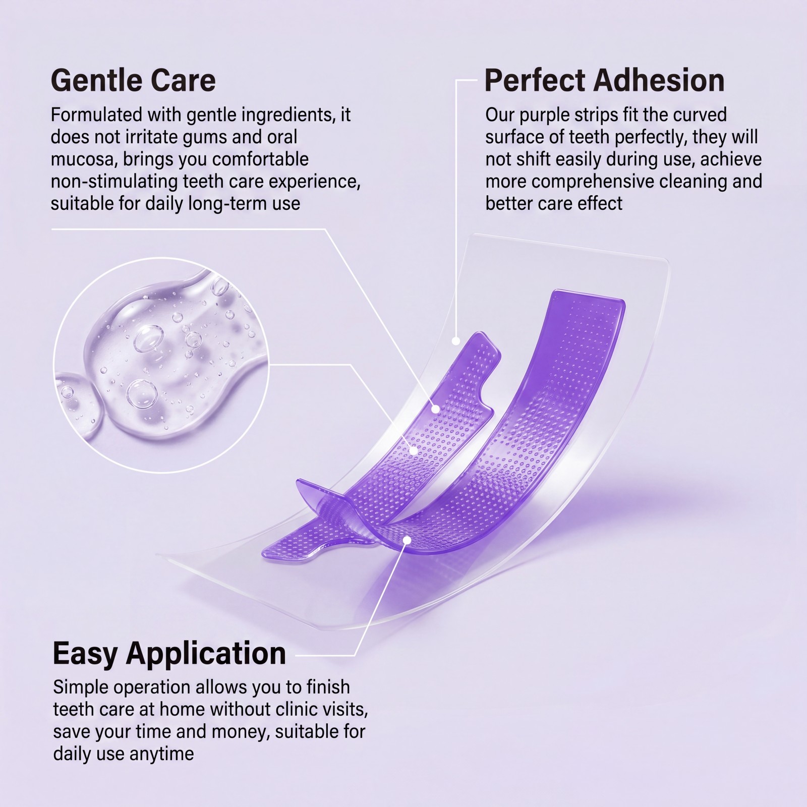 Purple Teeth Whitening Strips  - Teeth Whitening Street 评论和价格