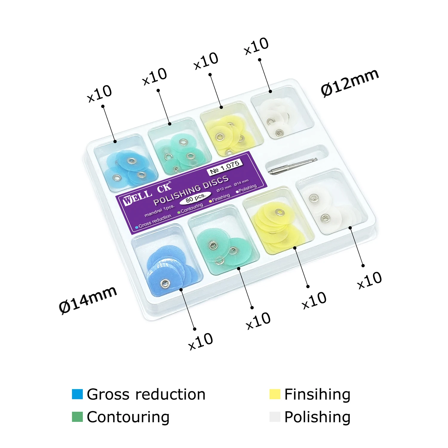 WELLCK Dental Polishing Discs  - Teeth Whitening Home 评论和价格