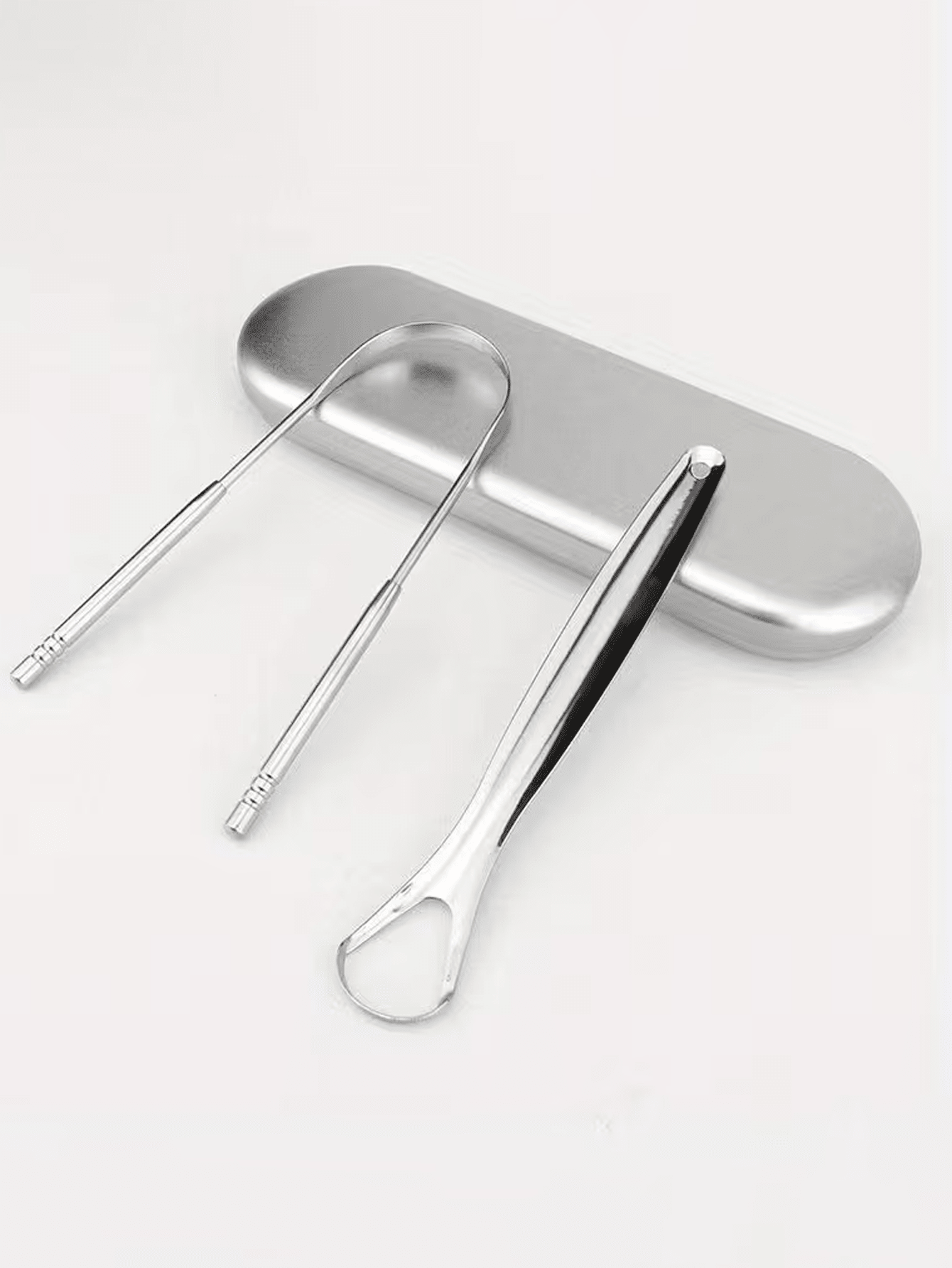 Premium Stainless Steel 1/2/3/ - Tongue Scraper Metal 评论和价格