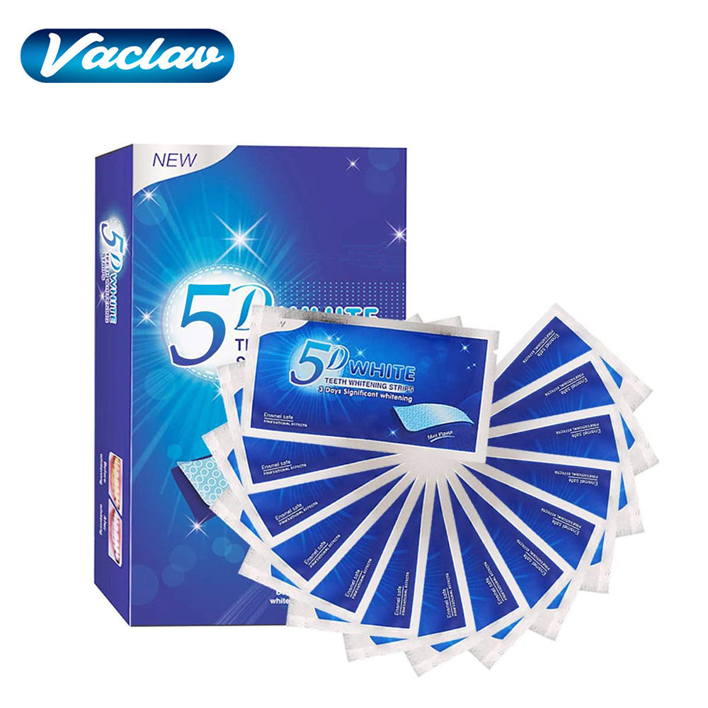 5D White Teeth Whitening Strip - Teeth Whitening Essence 评论和价格